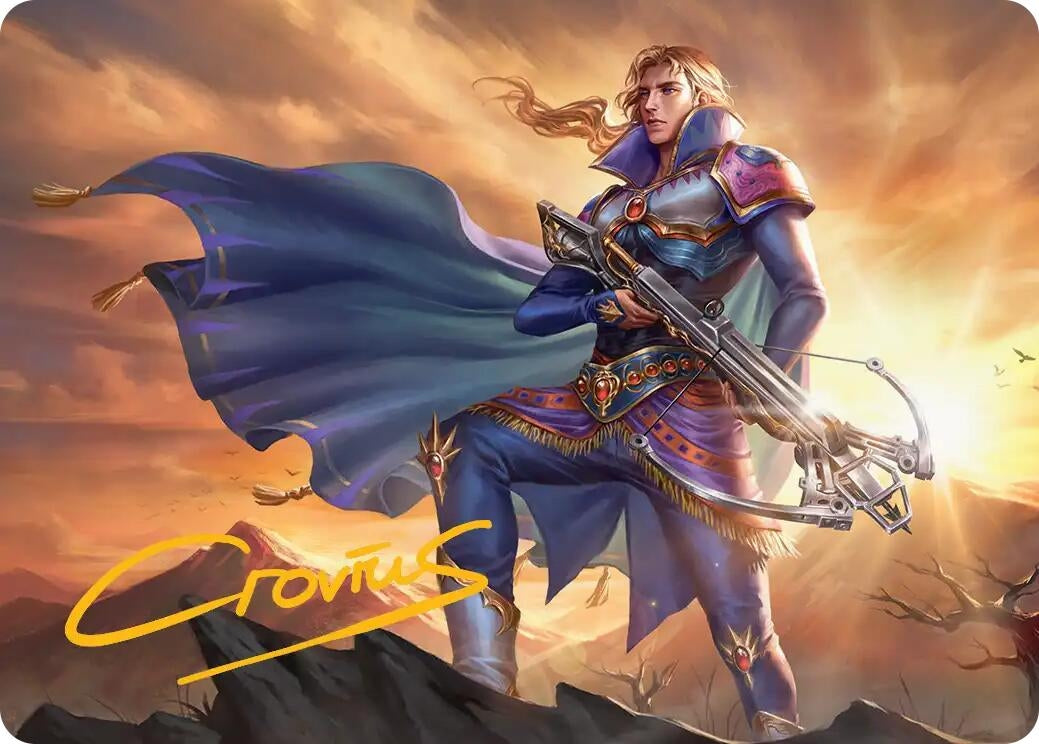 Image for Edgar, Master Machinist Art Card (Gold-Stamped Signature) (27) [FINAL FANTASY] - Magic: The Gathering