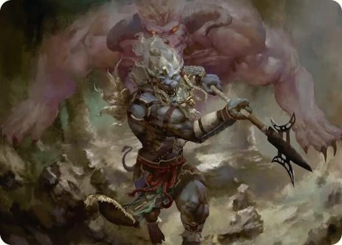 Image for Kimahri, Valiant Guardian Art Card (29) [FINAL FANTASY] - Magic: The Gathering