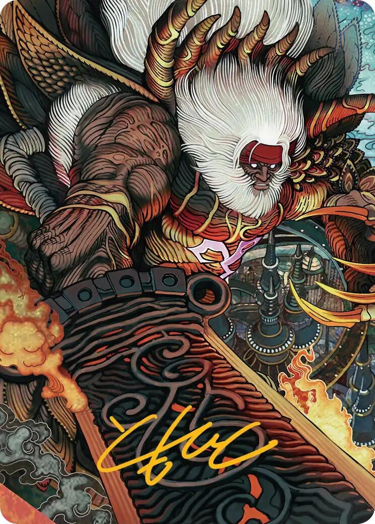 Image for Braska's Final Aeon Art Card (Gold-Stamped Signature) (39) [FINAL FANTASY] - Magic: The Gathering