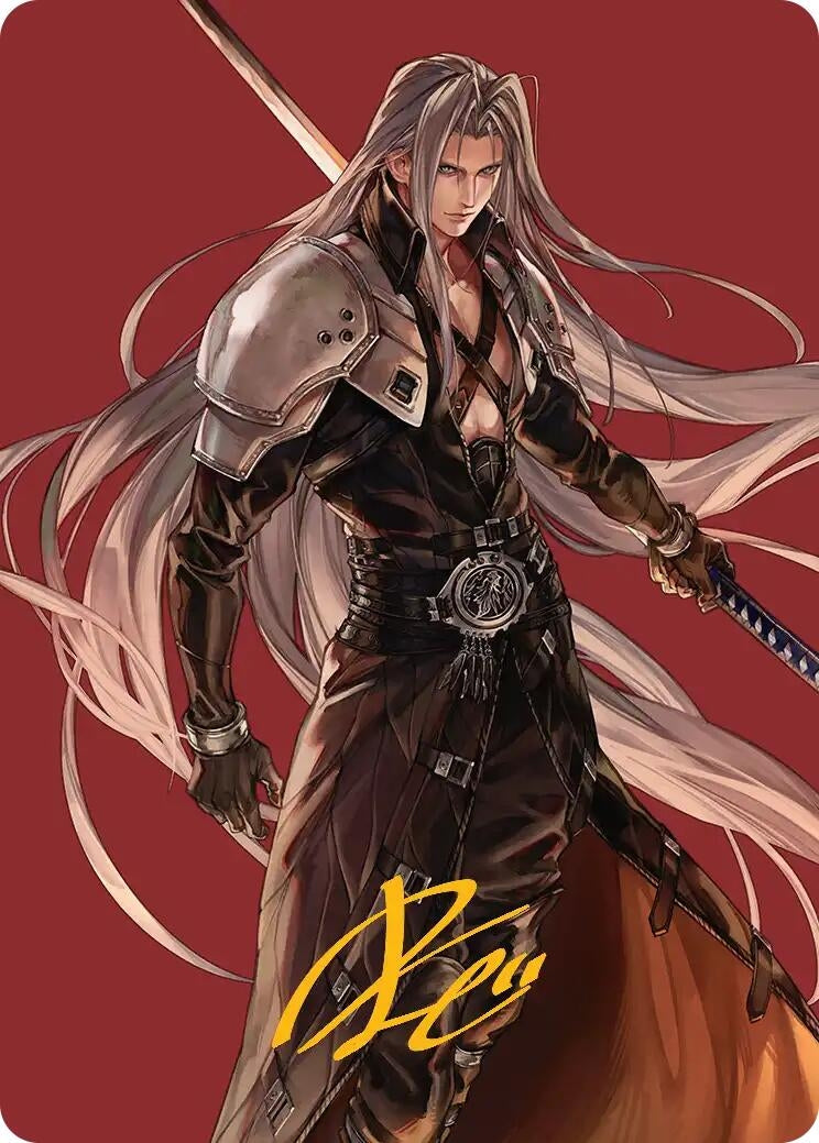 Image for Sephiroth, Fabled SOLDIER Art Card (Gold-Stamped Signature) (44) [FINAL FANTASY] - Magic: The Gathering