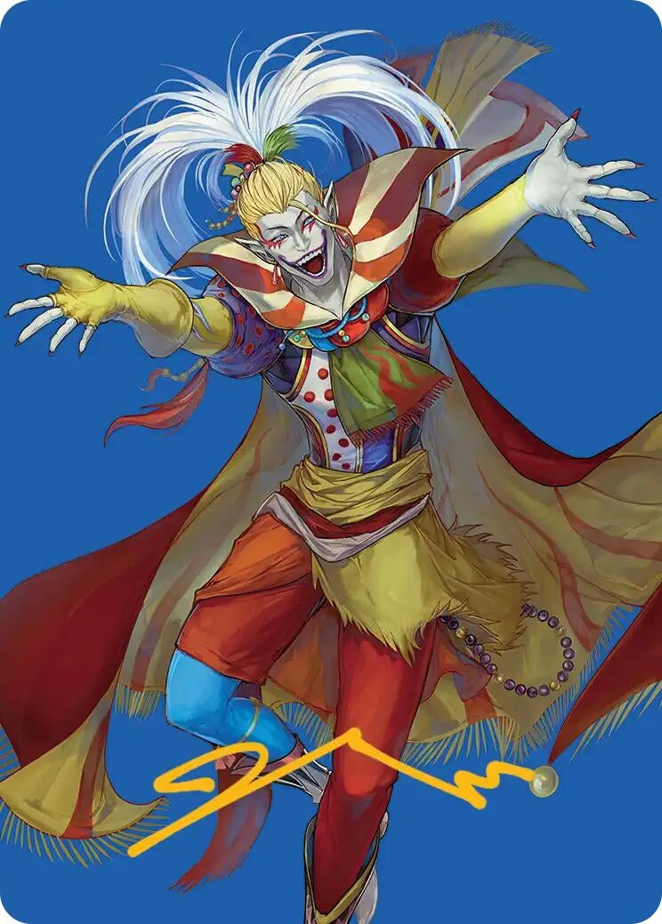Image for Kefka, Court Mage Art Card (Gold-Stamped Signature) (46) [FINAL FANTASY] - Magic: The Gathering