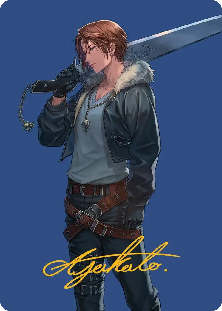 Image for Squall, SeeD Mercenary Art Card (Gold-Stamped Signature) (47) [FINAL FANTASY] - Magic: The Gathering