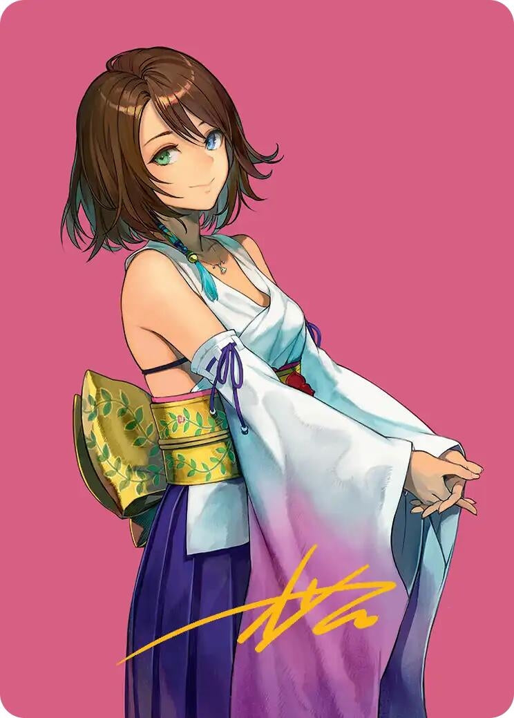 Image for Yuna, Hope of Spira Art Card (Gold-Stamped Signature) (48) [FINAL FANTASY] - Magic: The Gathering