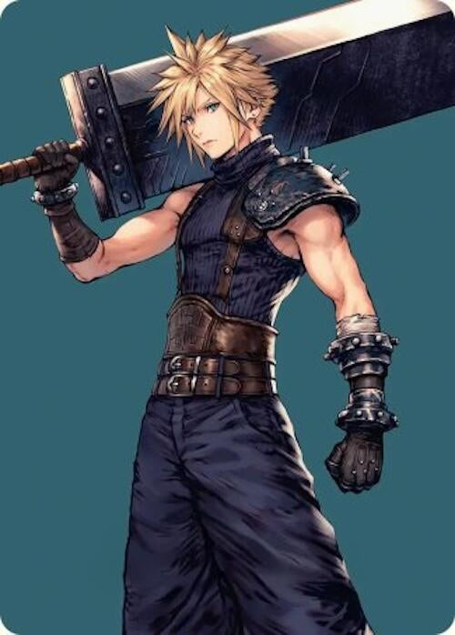 Image for Cloud, Ex-SOLDIER Art Card (50) [FINAL FANTASY] - Magic: The Gathering