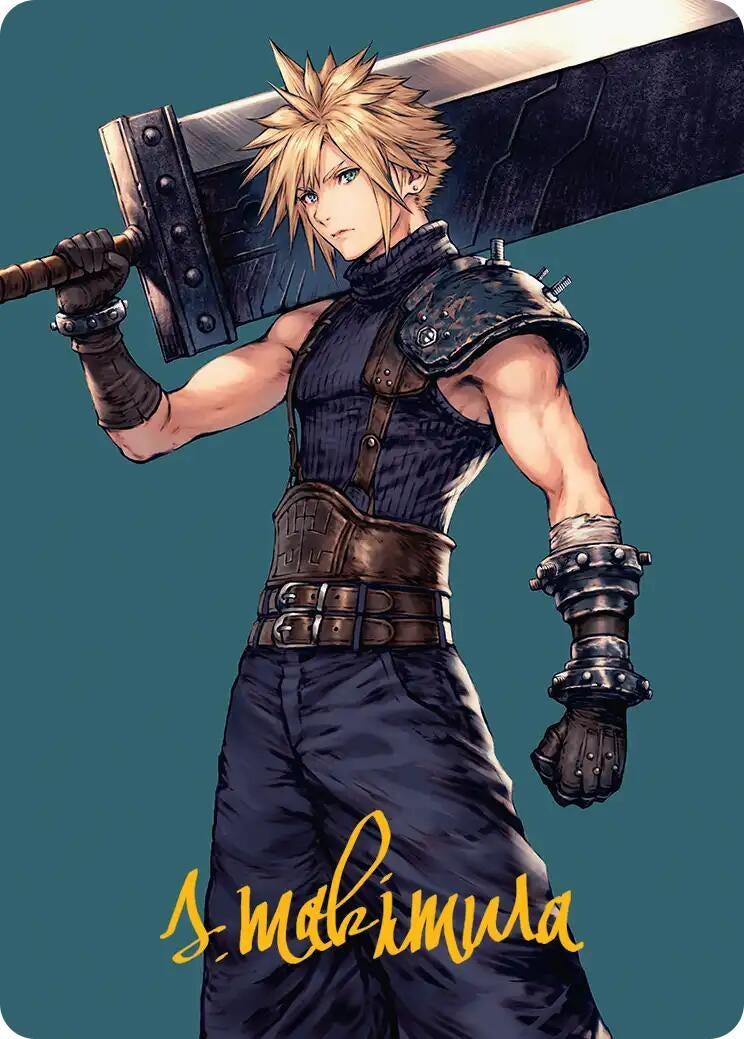 Image for Cloud, Ex-SOLDIER Art Card (Gold-Stamped Signature) (50) [FINAL FANTASY] - Magic: The Gathering