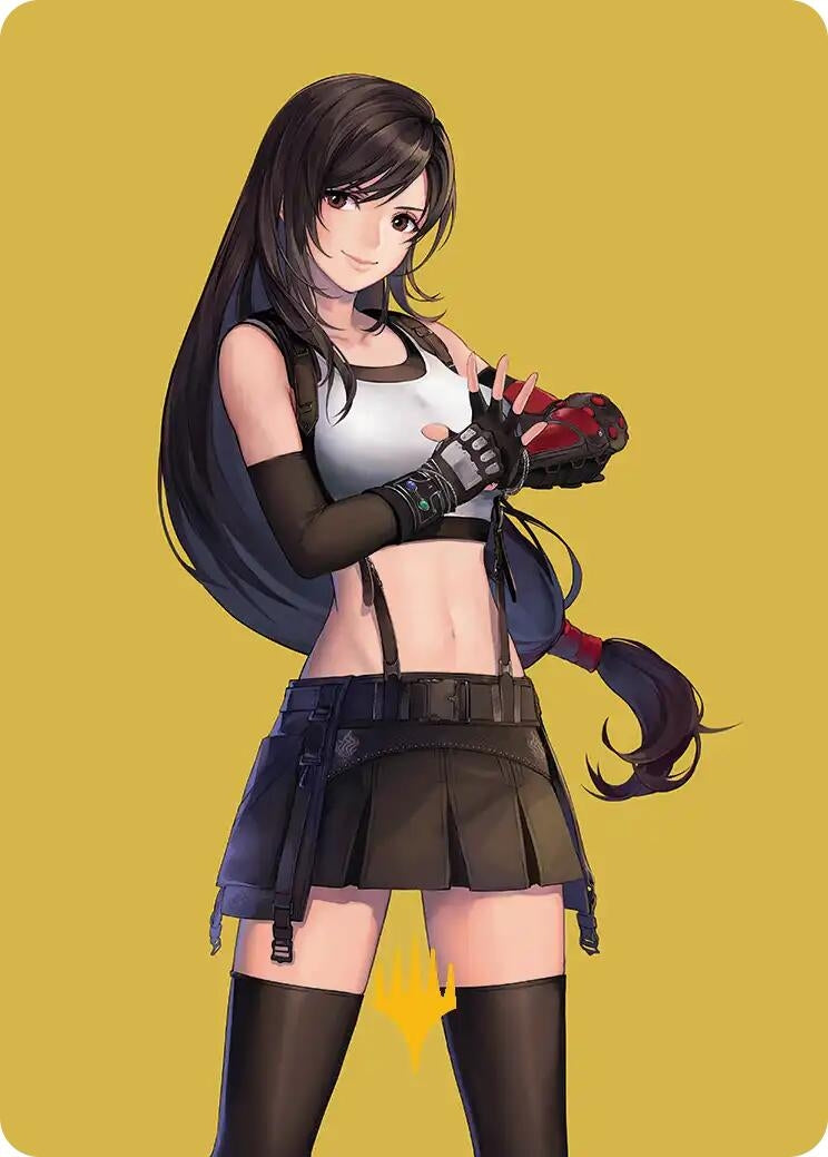 Image for Tifa, Martial Artist Art Card (Gold-Stamped Planeswalker Symbol) (52) [FINAL FANTASY] - Magic: The Gathering
