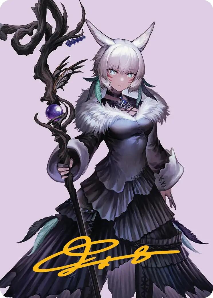 Image for Y'shtola, Night's Blessed Art Card (53) (Gold-Stamped Signature) (53) [FINAL FANTASY] - Magic: The Gathering