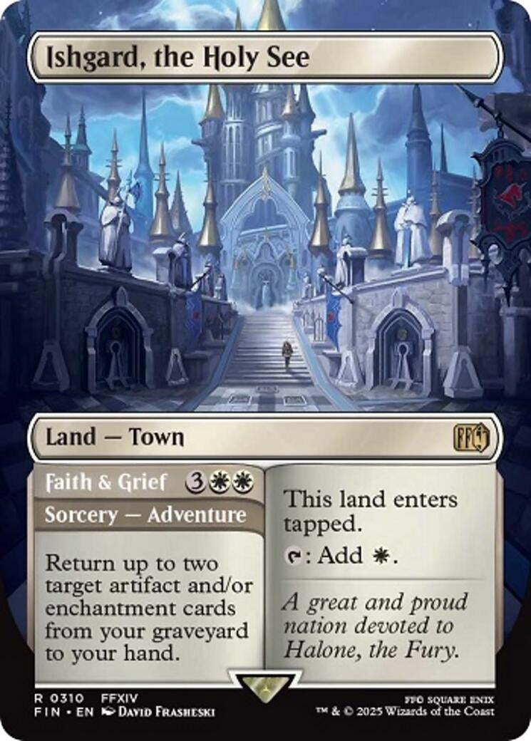Image for Ishgard, the Holy See (Borderless) (310) [FINAL FANTASY] - Magic: The Gathering