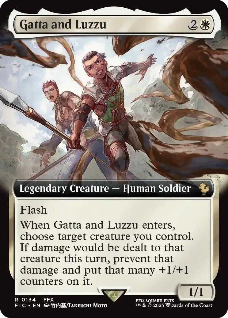 Image for Gatta and Luzzu (Extended Art) (134) [FINAL FANTASY] - Magic: The Gathering