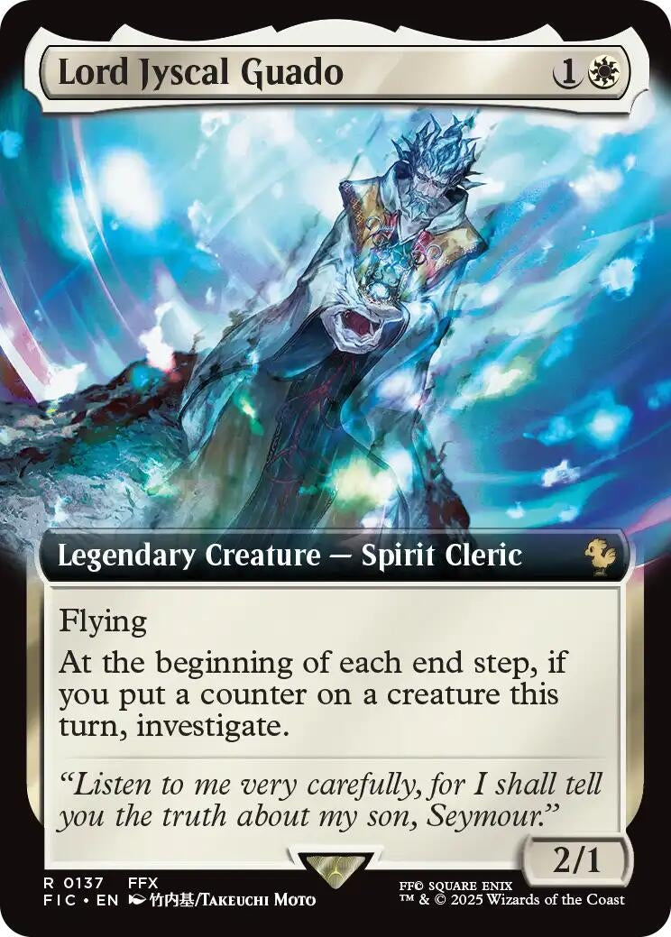 Image for Lord Jyscal Guado (Extended Art) (137) [FINAL FANTASY] - Magic: The Gathering