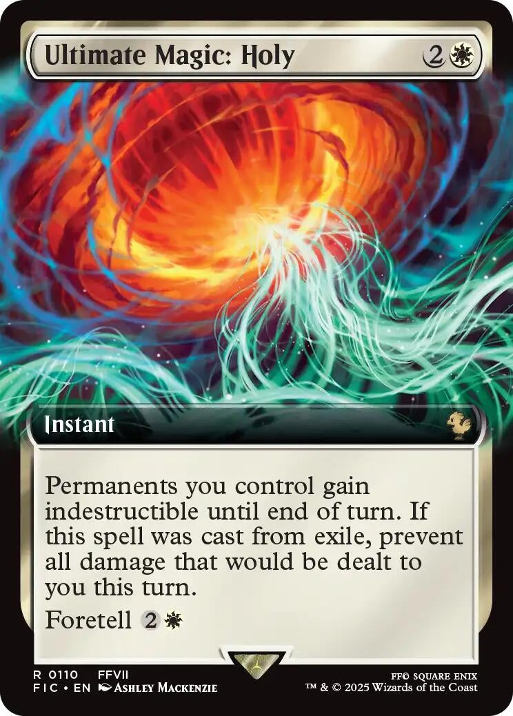 Image for Ultimate Magic: Holy (Extended Art) (110) [FINAL FANTASY] - Magic: The Gathering