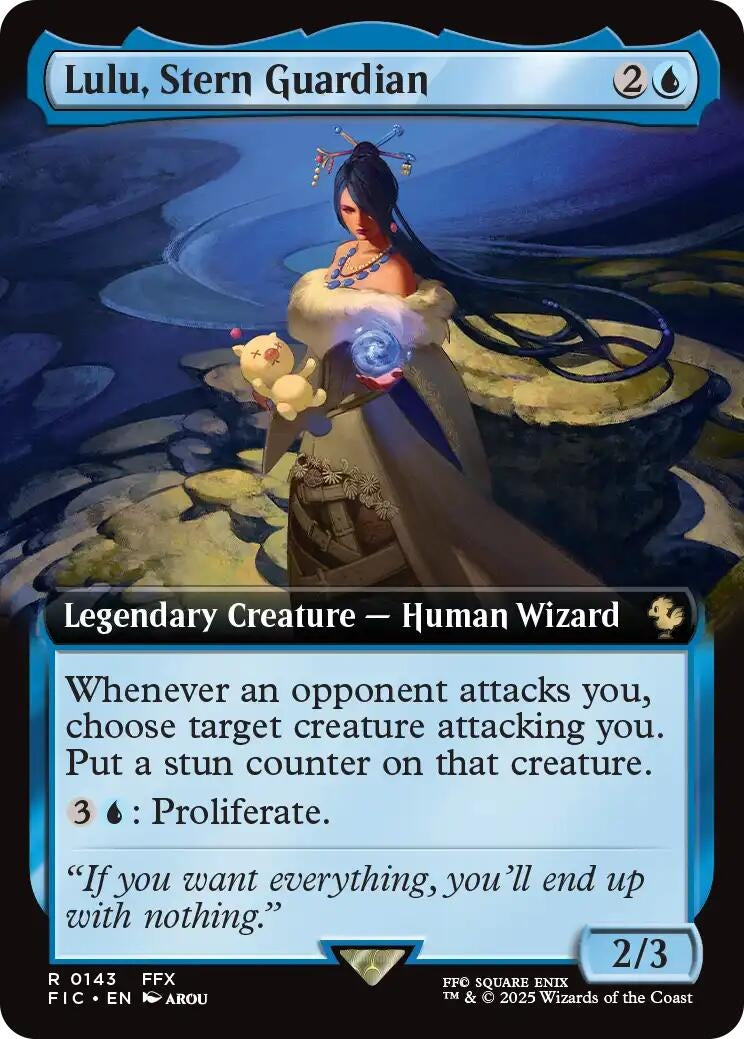 Image for Lulu, Stern Guardian (Extended Art) (143) [FINAL FANTASY] - Magic: The Gathering