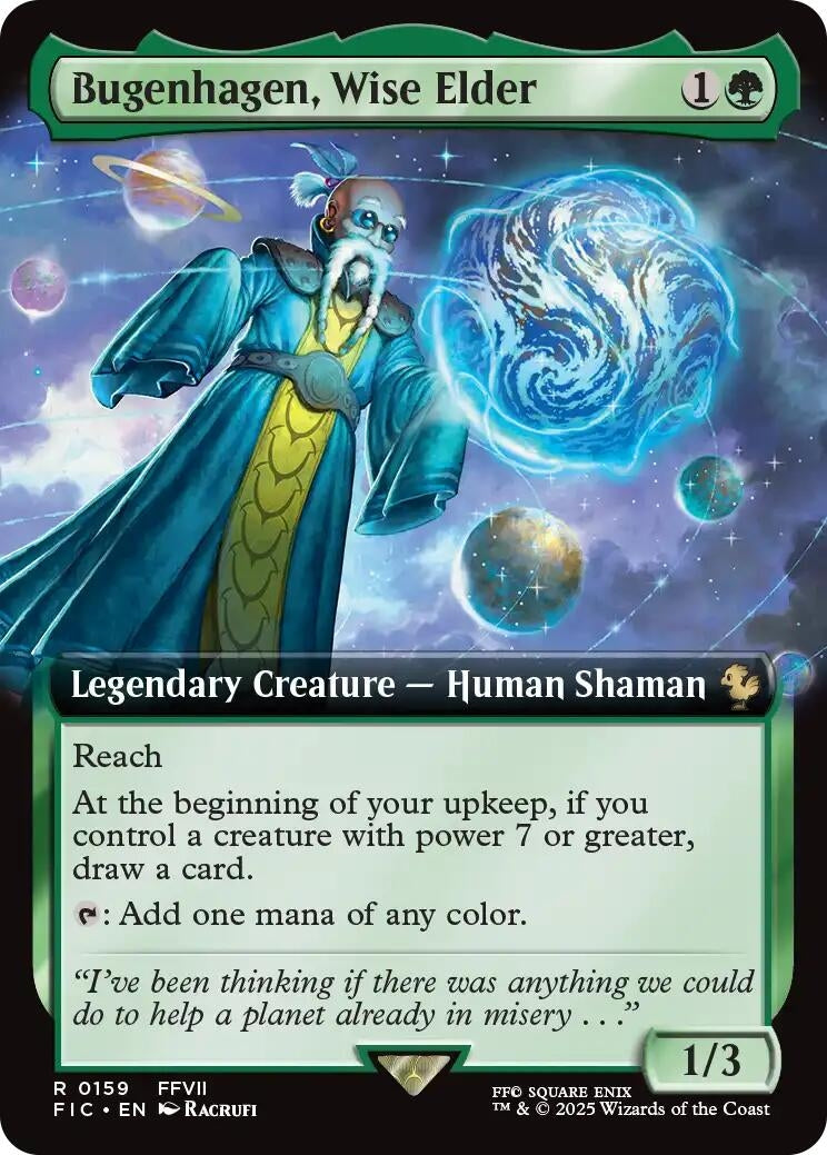 Image for Bugenhagen, Wise Elder (Extended Art) (159) [FINAL FANTASY] - Magic: The Gathering