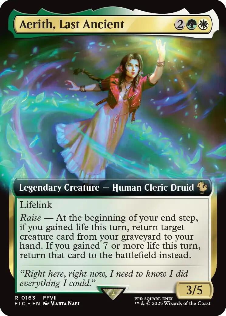 Image for Aerith, Last Ancient (Extended Art) (163) [FINAL FANTASY] - Magic: The Gathering