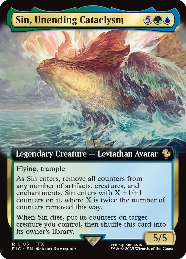 Image for Sin, Unending Cataclysm (Extended Art) (185) [FINAL FANTASY] - Magic: The Gathering