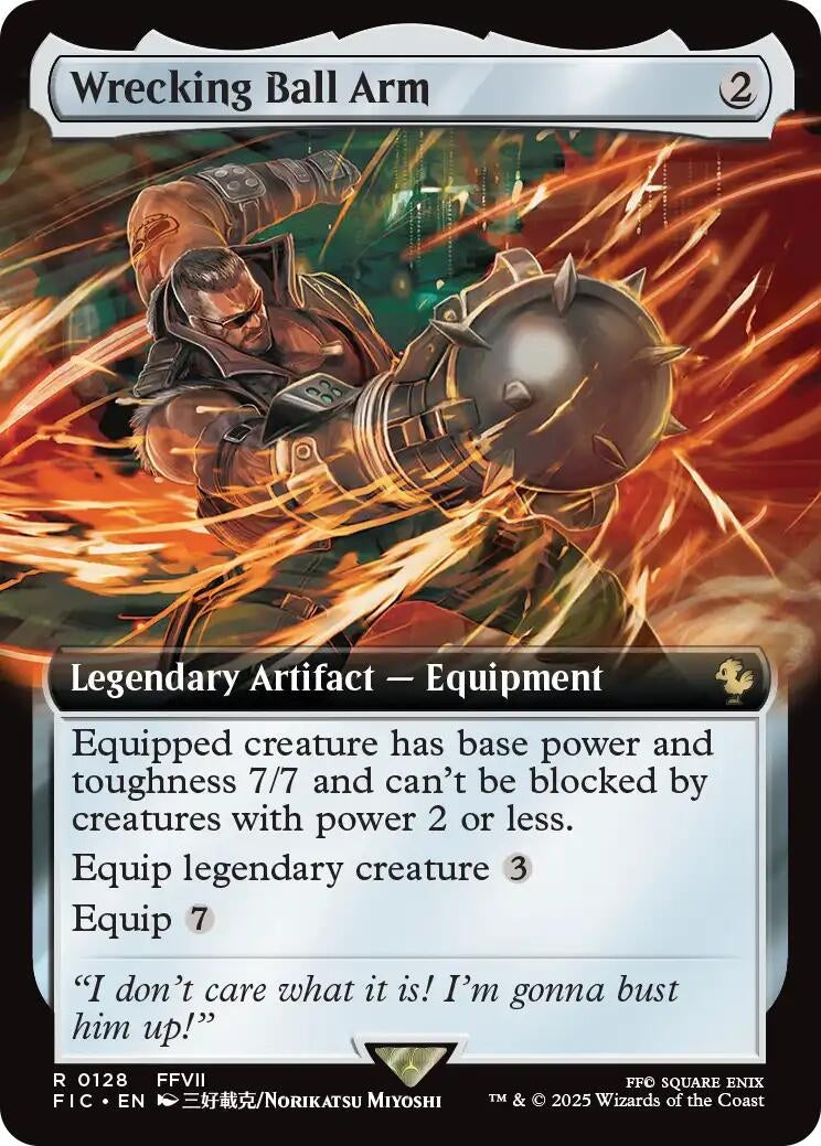 Image for Wrecking Ball Arm (Extended Art) (128) [FINAL FANTASY] - Magic: The Gathering