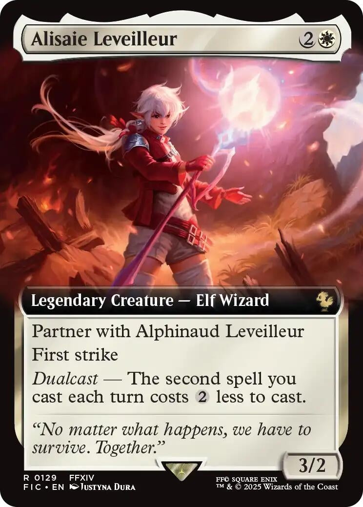 Image for Alisaie Leveilleur (Extended Art) (129) [FINAL FANTASY] - Magic: The Gathering
