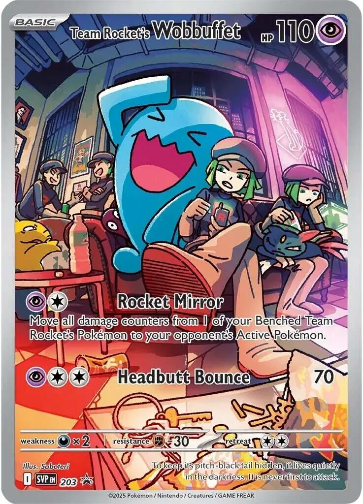 Image for Team Rocket's Wobbuffet (203) [SV: Scarlet & Violet Promo Cards] - Pokemon