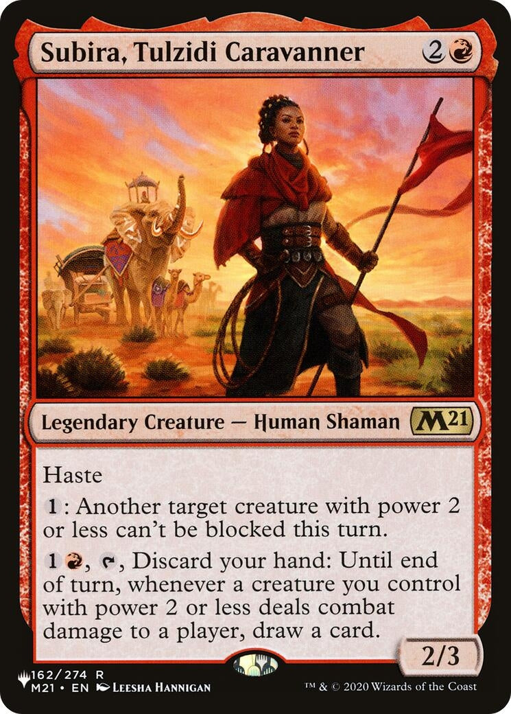 Image for Subira, Tulzidi Caravanner (162/274) [The List Reprints] - Magic: The Gathering