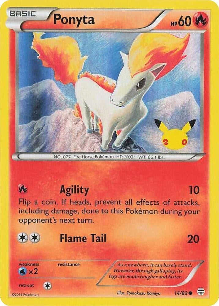 Image for Ponyta (UK Exclusive Promo) (014/083) [Miscellaneous Cards & Products] - Pokemon