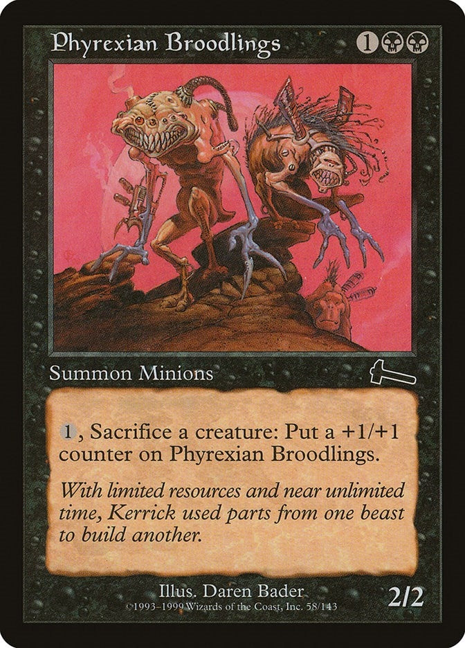 Image for Phyrexian Broodlings (58) [Urza's Legacy] - Magic: The Gathering