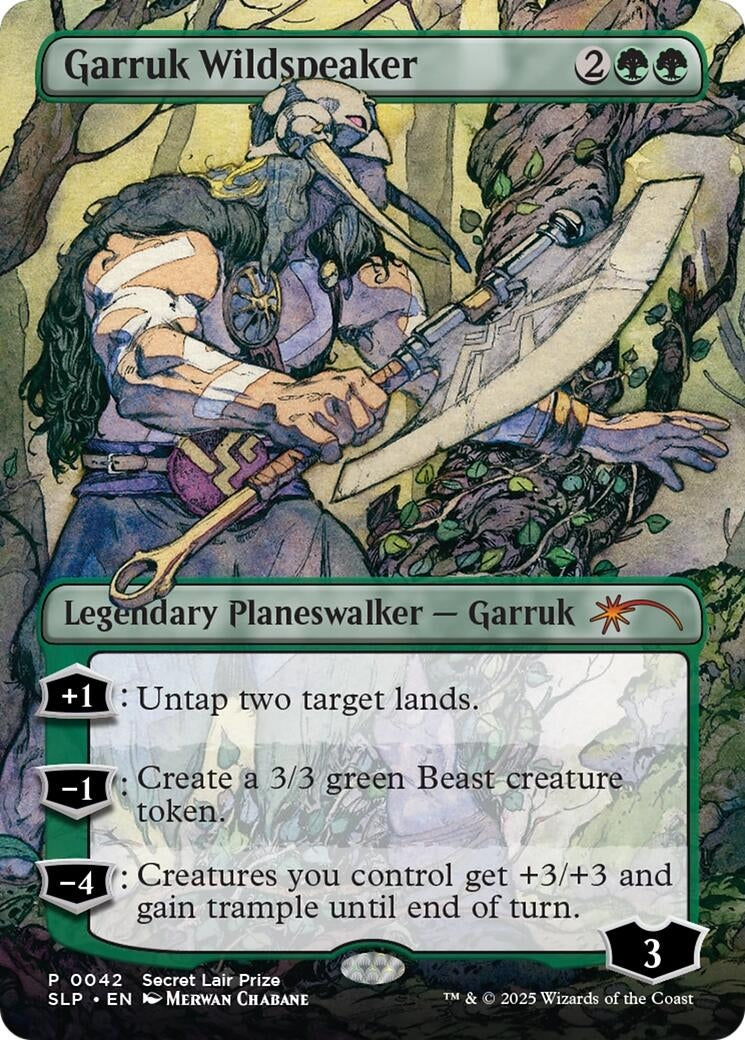 Image for Garruk Wildspeaker (42) [Secret Lair Showdown] - Magic: The Gathering