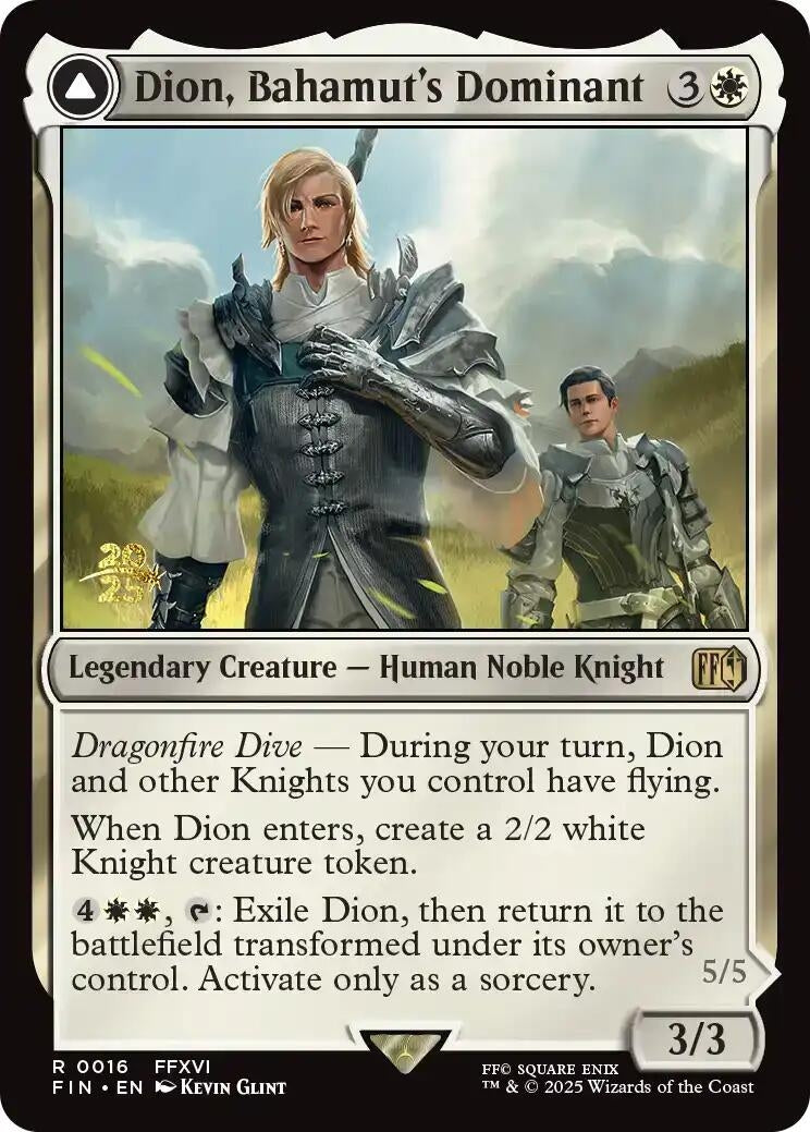 Dion, Bahamut's Dominant (16) [Prerelease Cards]