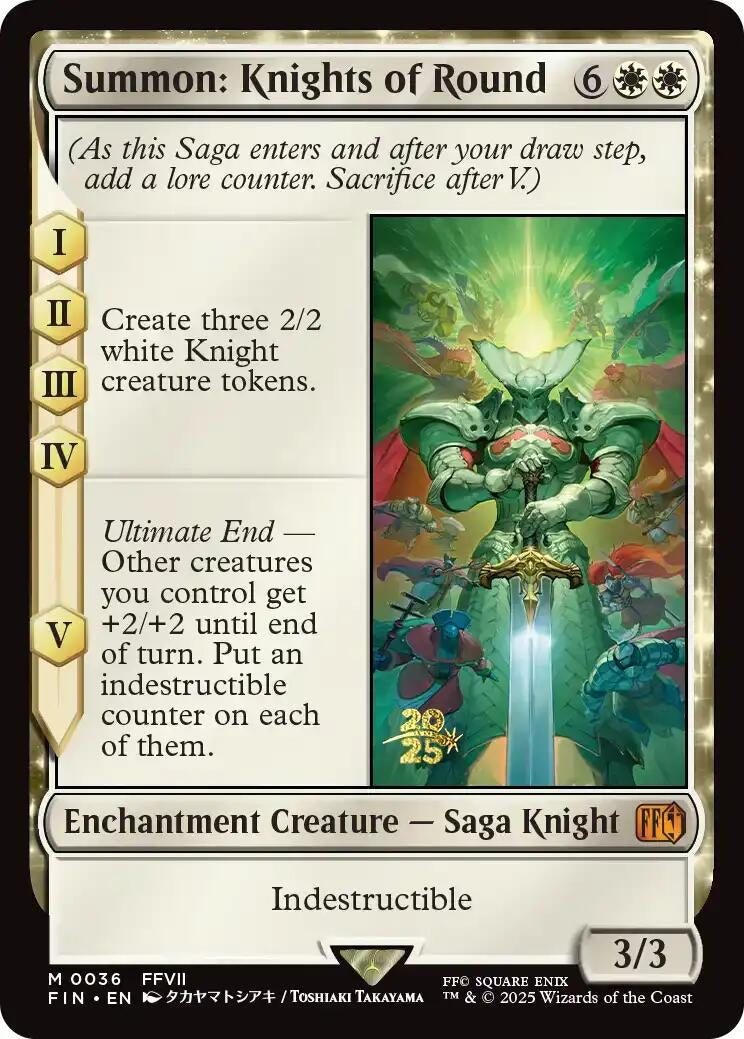 Image for Summon: Knights of Round (36) [Prerelease Cards] - Magic: The Gathering
