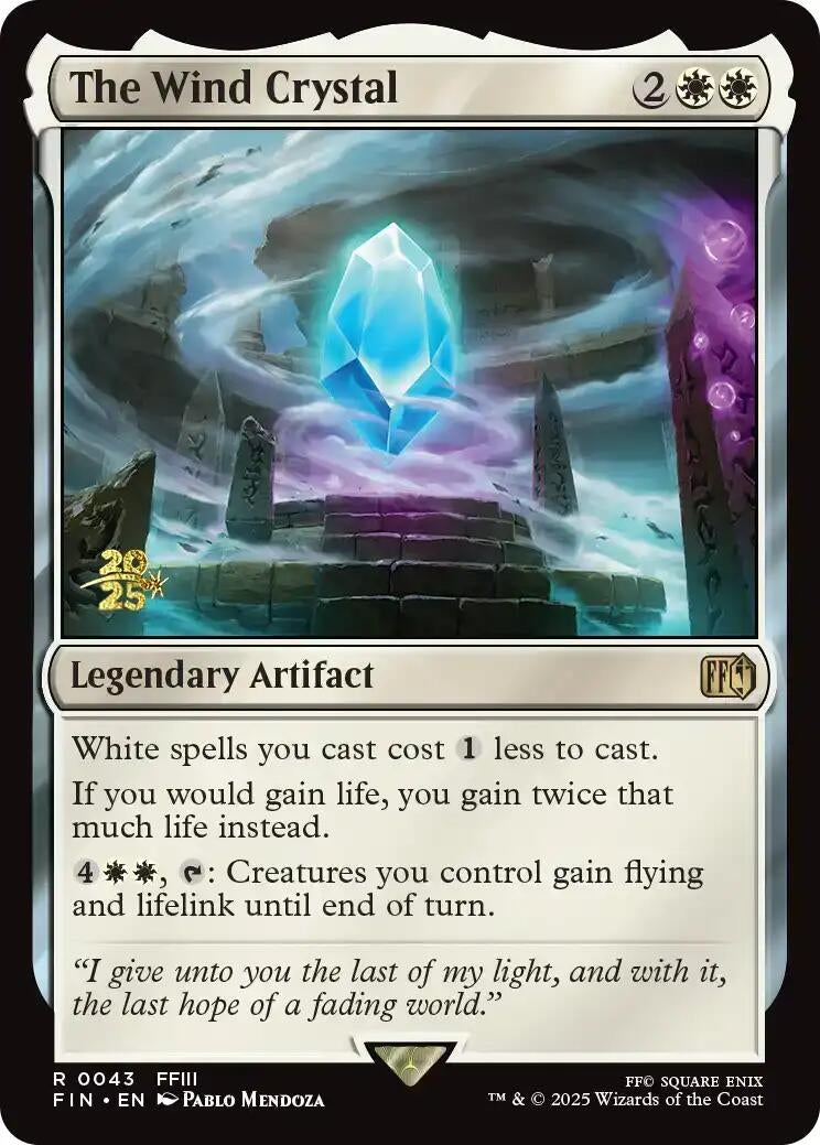 Image for The Wind Crystal (43) [Prerelease Cards] - Magic: The Gathering