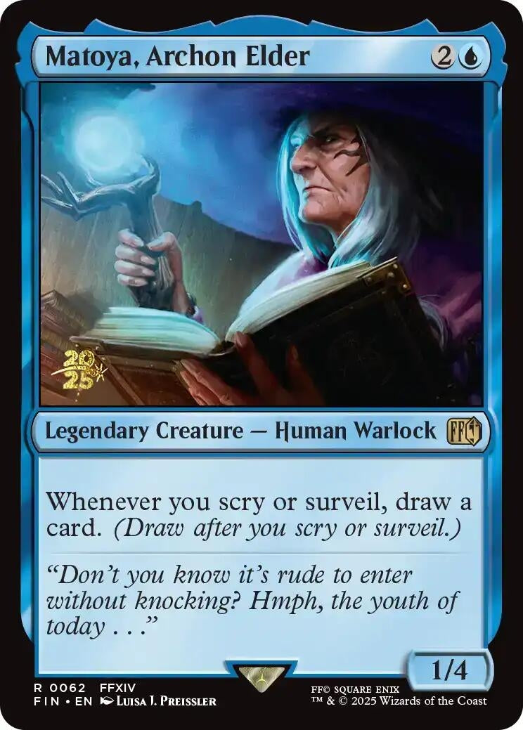 Image for Matoya, Archon Elder (62) [Prerelease Cards] - Magic: The Gathering