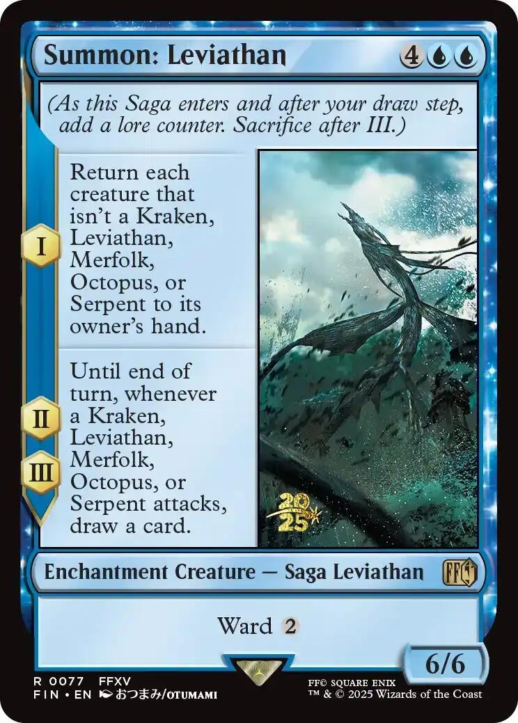 Image for Summon: Leviathan (77) [Prerelease Cards] - Magic: The Gathering