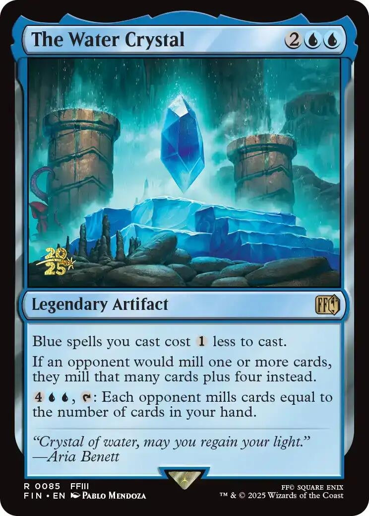 Image for The Water Crystal (85) [Prerelease Cards] - Magic: The Gathering