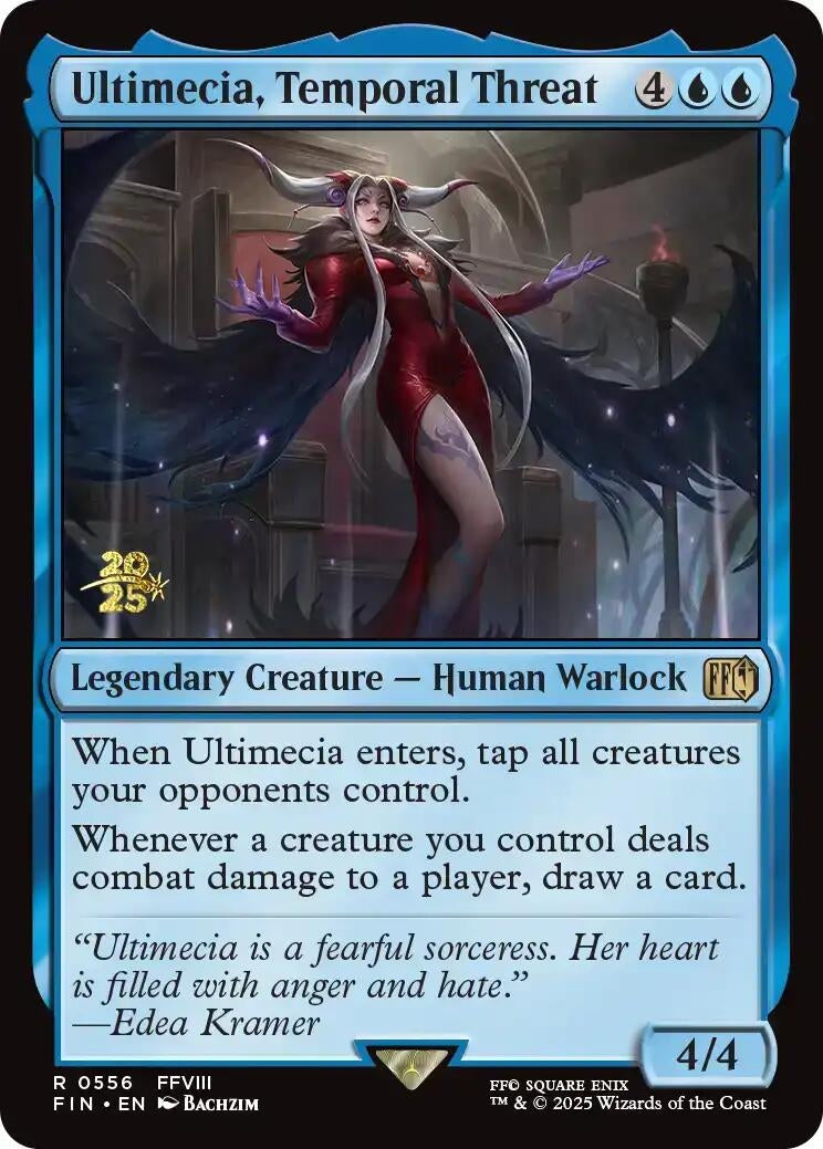 Image for Ultimecia, Temporal Threat (556) [Prerelease Cards] - Magic: The Gathering