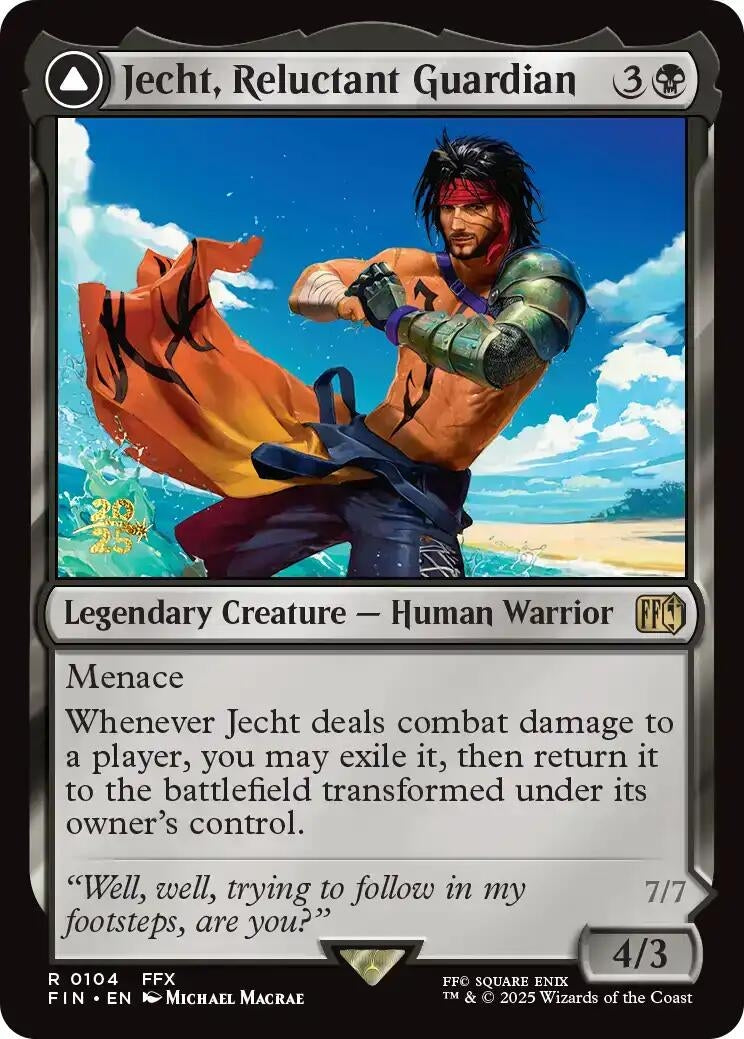 Image for Jecht, Reluctant Guardian (104) [Prerelease Cards] - Magic: The Gathering