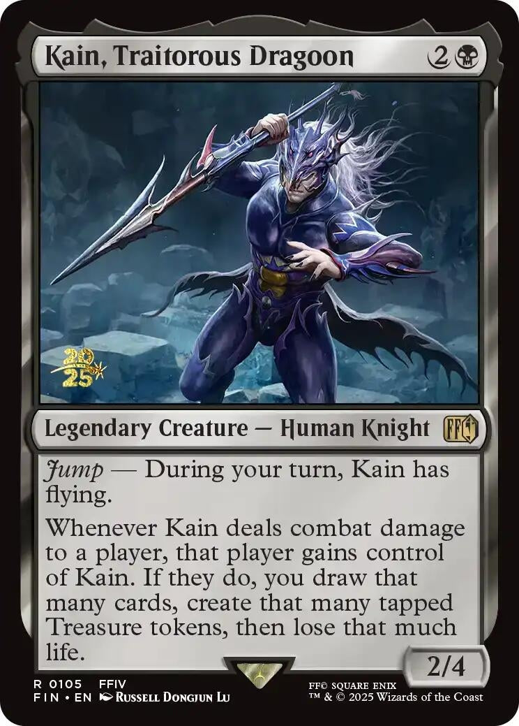 Image for Kain, Traitorous Dragoon (105) [Prerelease Cards] - Magic: The Gathering