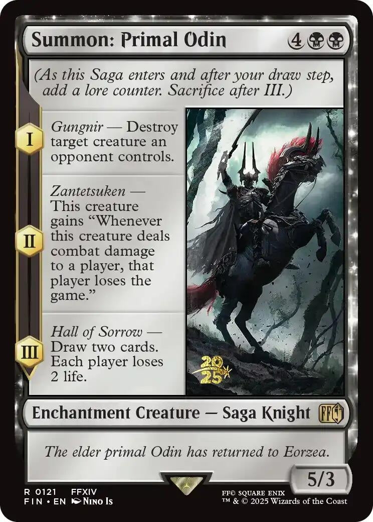 Summon: Primal Odin (121) [Prerelease Cards]