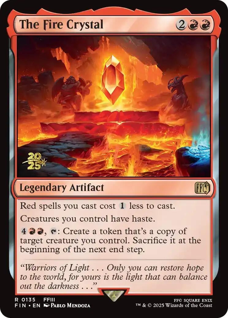 Image for The Fire Crystal (135) [Prerelease Cards] - Magic: The Gathering
