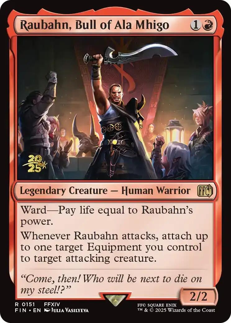 Image for Raubahn, Bull of Ala Mhigo (151) [Prerelease Cards] - Magic: The Gathering