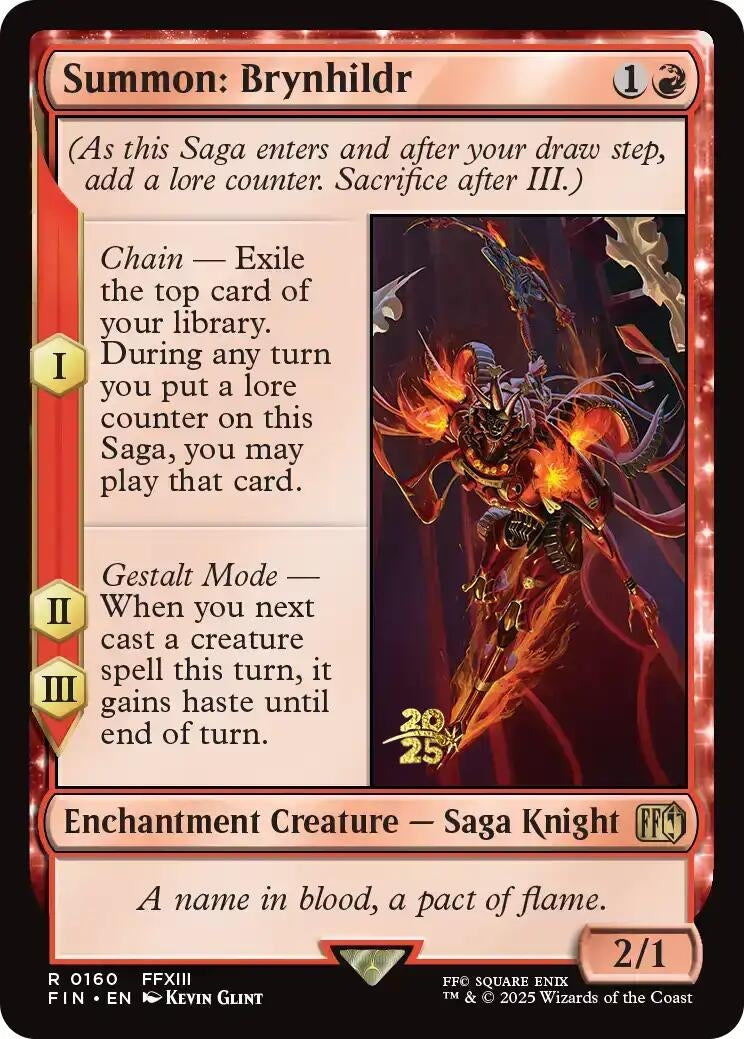 Image for Summon: Brynhildr (160) [Prerelease Cards] - Magic: The Gathering