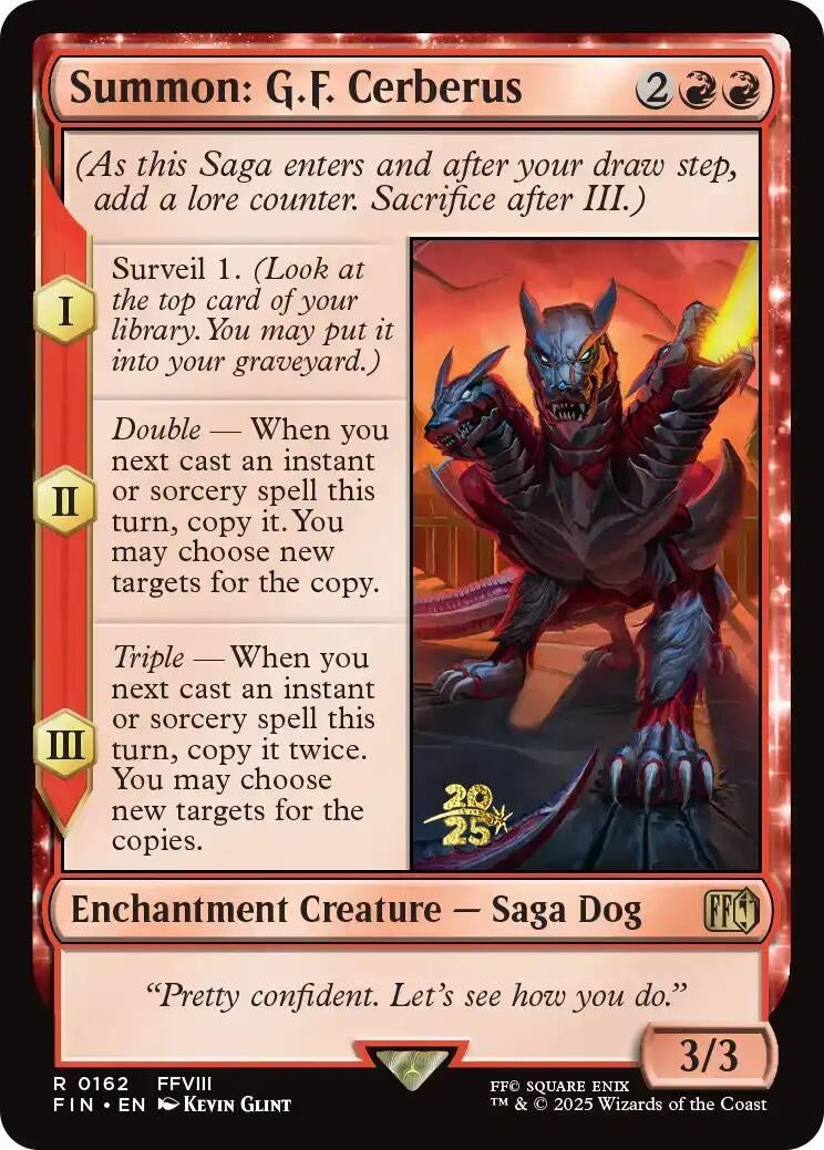Image for Summon: G.F. Cerberus (162) [Prerelease Cards] - Magic: The Gathering