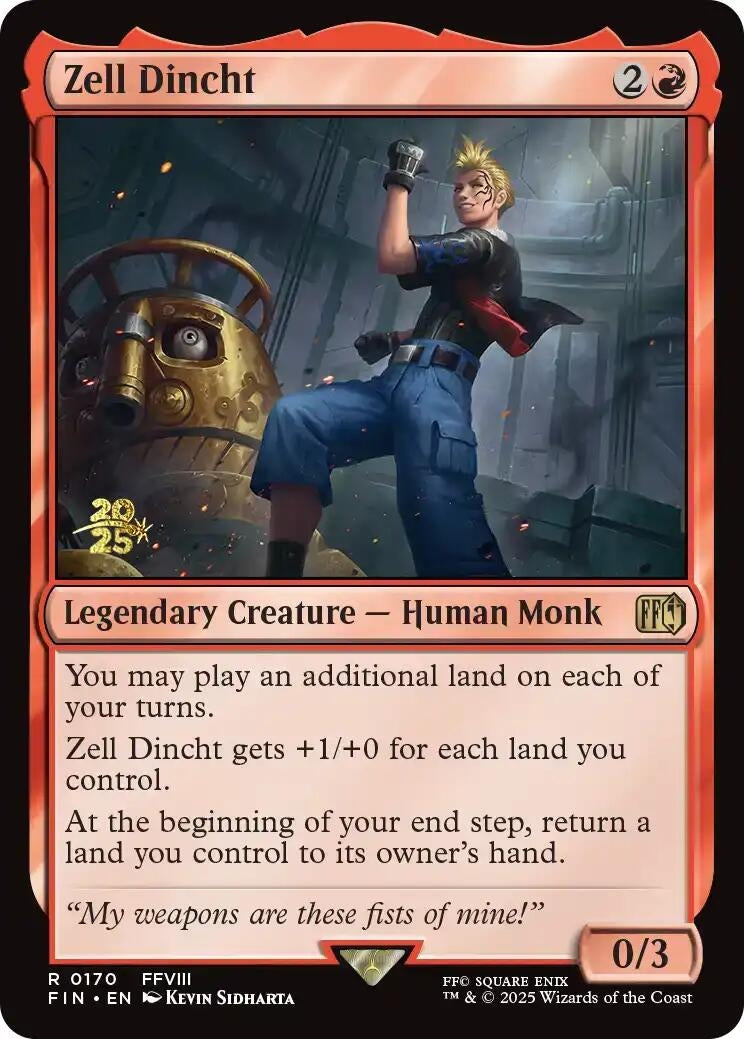 Image for Zell Dincht (170) [Prerelease Cards] - Magic: The Gathering