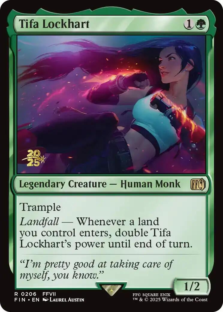 Image for Tifa Lockhart (206) [Prerelease Cards] - Magic: The Gathering