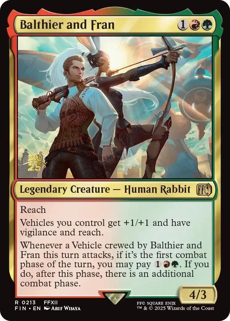 Image for Balthier and Fran (213) [Prerelease Cards] - Magic: The Gathering