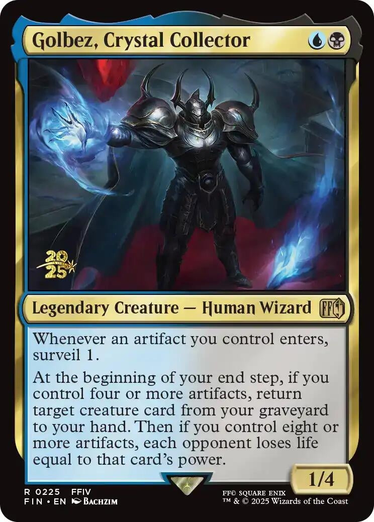 Image for Golbez, Crystal Collector (225) [Prerelease Cards] - Magic: The Gathering
