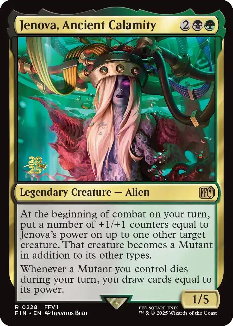 Image for Jenova, Ancient Calamity (228) [Prerelease Cards] - Magic: The Gathering