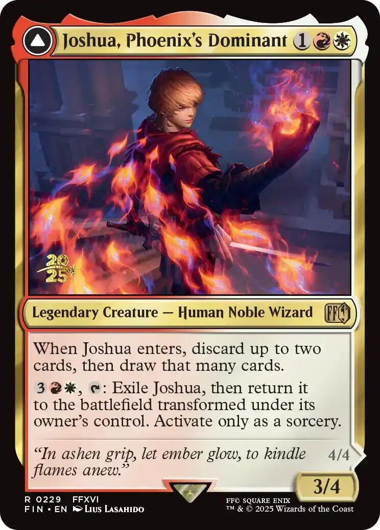 Image for Joshua, Phoenix's Dominant (229) [Prerelease Cards] - Magic: The Gathering