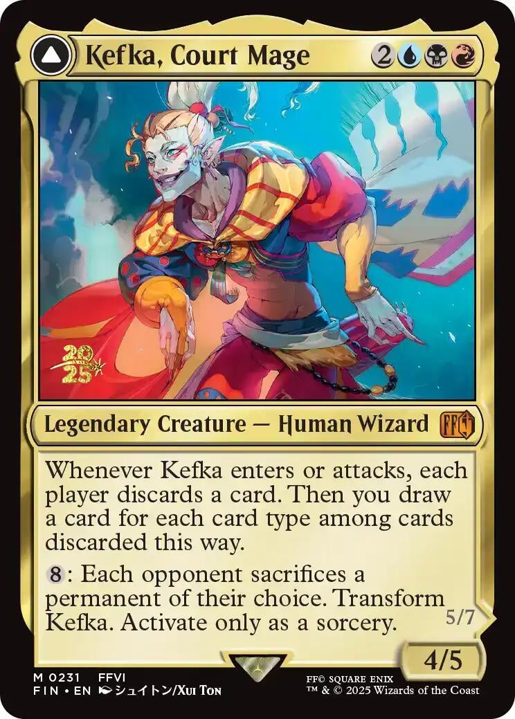 Image for Kefka, Court Mage (231) [Prerelease Cards] - Magic: The Gathering