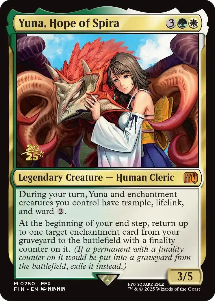 Image for Yuna, Hope of Spira (250) [Prerelease Cards] - Magic: The Gathering