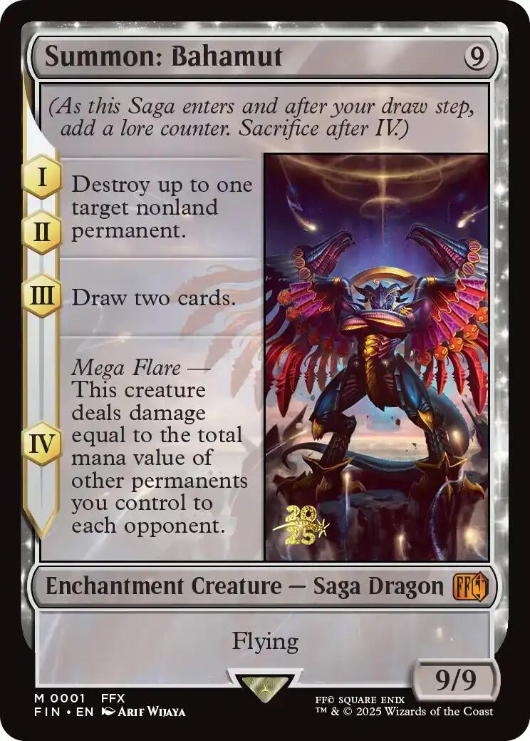 Image for Summon: Bahamut (1) [Prerelease Cards] - Magic: The Gathering