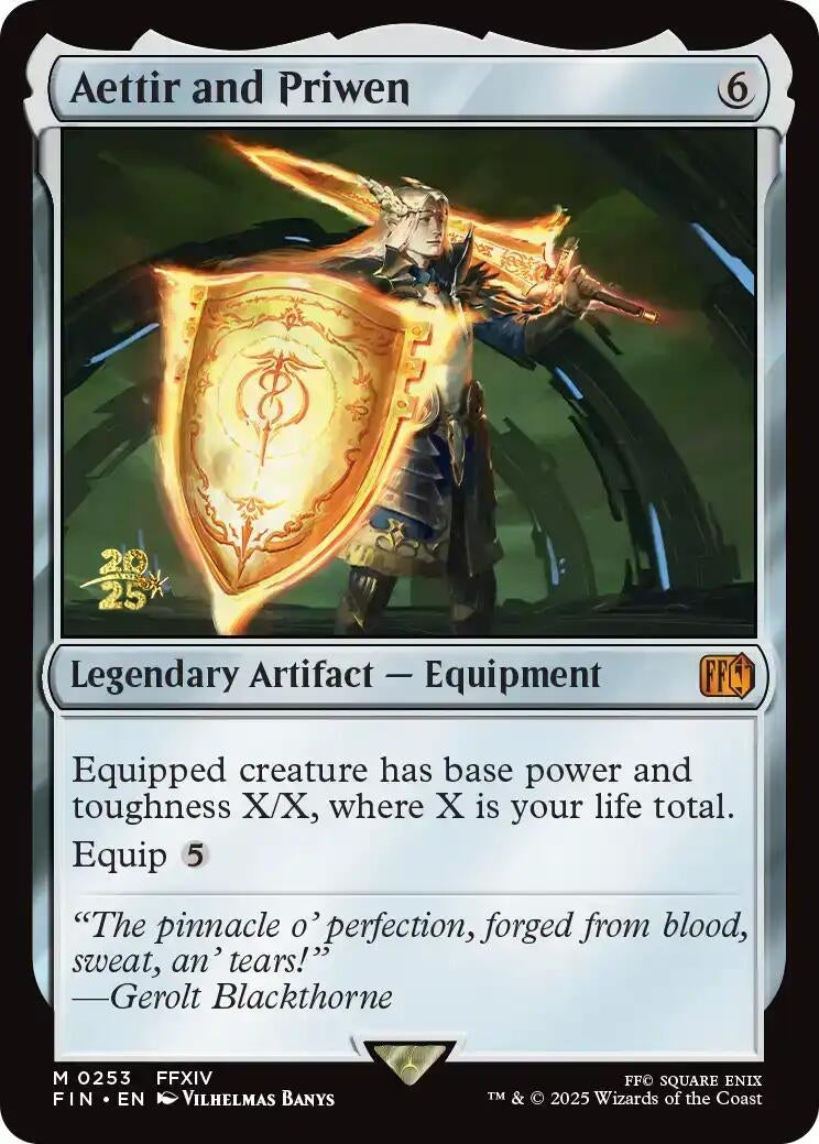 Image for Aettir and Priwen (253) [Prerelease Cards] - Magic: The Gathering